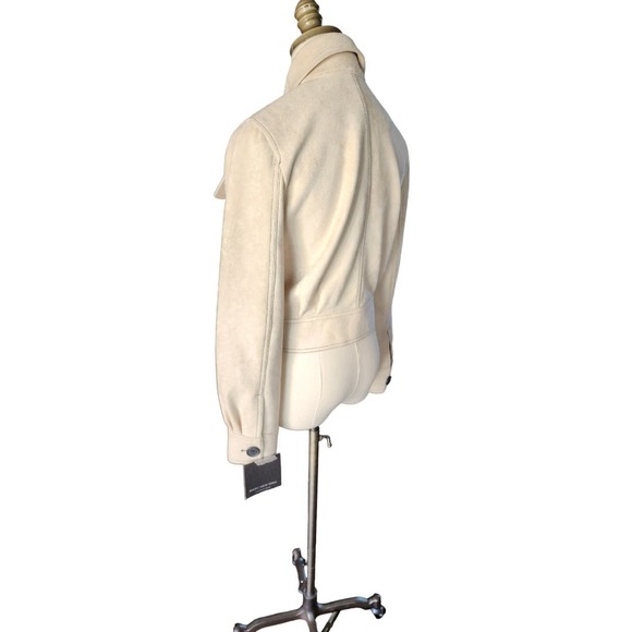 NWT Marc New York Cream Button Up Coat Size X - Picture 6 of 9